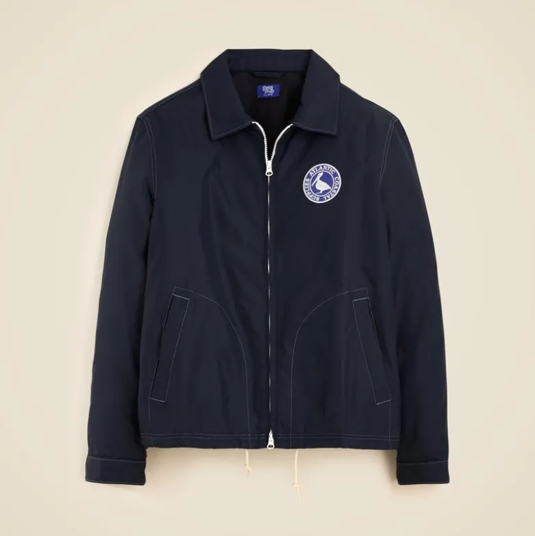 Atlantic Coastal Supplies X J.Crew windbreaker in recycled nylon