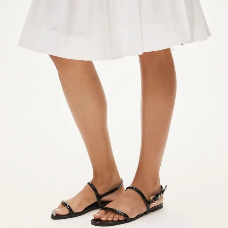Audrey sandals in patent leather