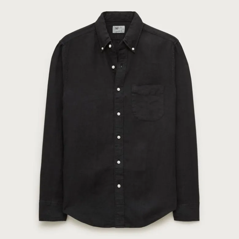 Baird McNutt garment-dyed Irish linen shirt