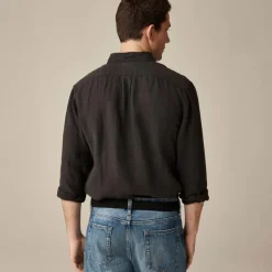 Baird McNutt garment-dyed Irish linen shirt