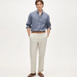 Baird McNutt garment-dyed Irish linen shirt