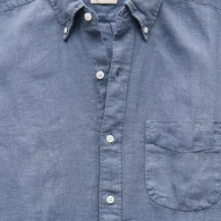 Baird McNutt garment-dyed Irish linen shirt