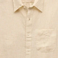 Baird McNutt Irish linen point-collar shirt