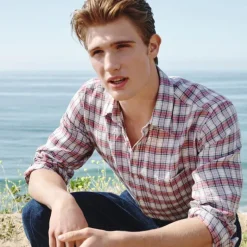 Baird McNutt Irish linen point-collar shirt