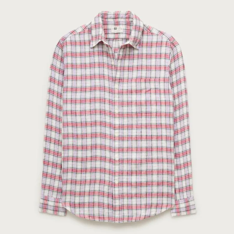 Baird McNutt Irish linen point-collar shirt