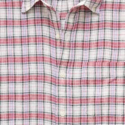 Baird McNutt Irish linen point-collar shirt