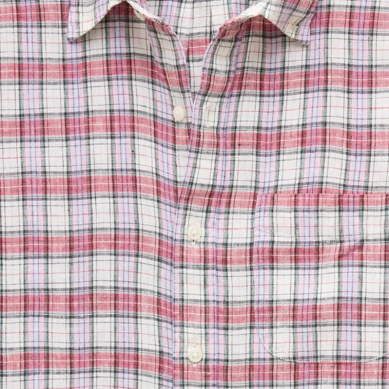 Baird McNutt Irish linen point-collar shirt