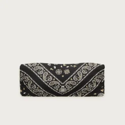 Bandeau bikini top in bandana-print Classic Sculpt™