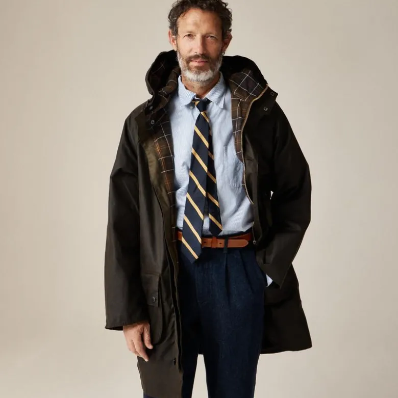 Barbour® Solway wax trench coat