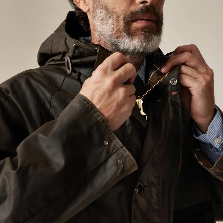 Barbour® Solway wax trench coat