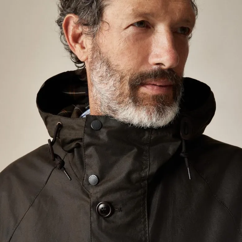 Barbour® Solway wax trench coat
