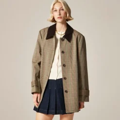 Barn Jacket™ in plaid double-faced cotton