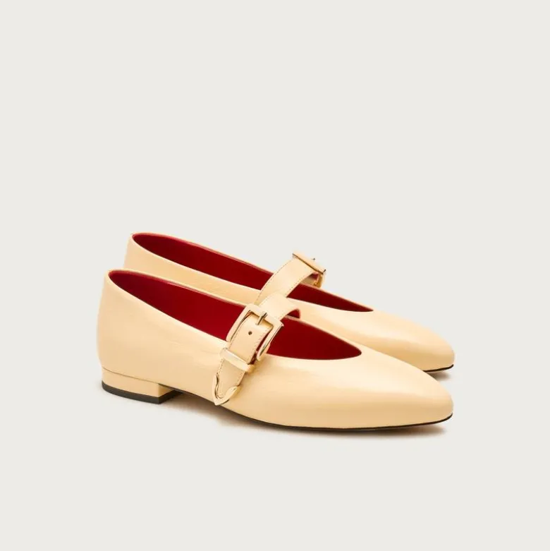 Bea Mary Jane ballet flats in leather