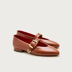 Bea Mary Jane ballet flats in leather