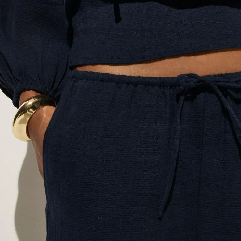 Beach pant in Hampton linen-blend