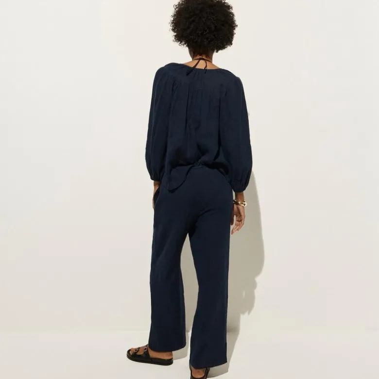 Beach pant in Hampton linen-blend