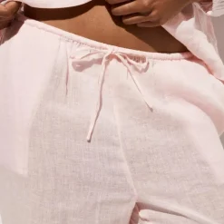 Beach pant in Hampton linen-blend