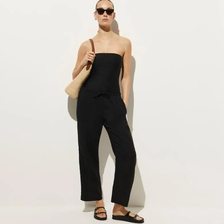 Beach pant in Hampton linen-blend