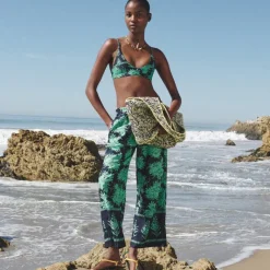 Beach pant in pineapple print