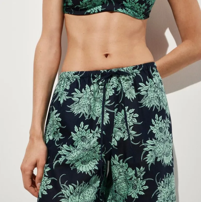 Beach pant in pineapple print