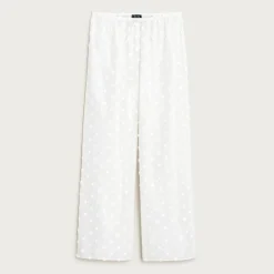 Beach pant with pom-poms