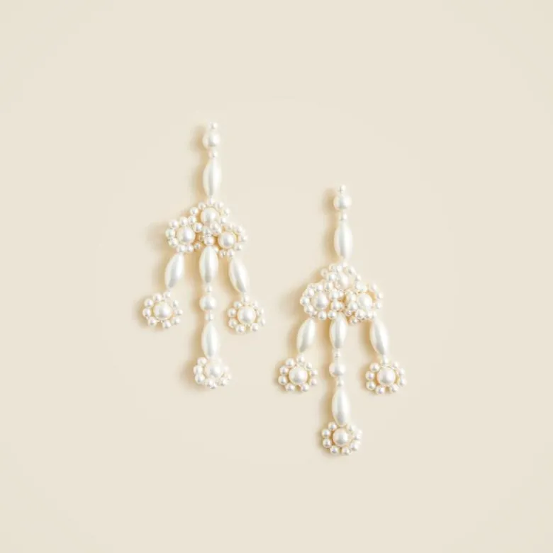 Beaded chandelier earrings