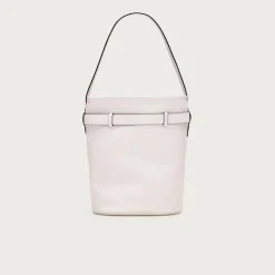 Berkeley belted bucket bag in leather