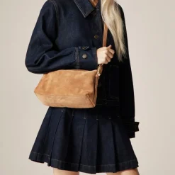 Berkeley small shoulder bag in suede