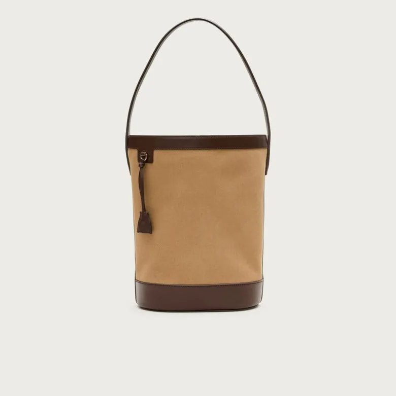 Berkeley utility bucket bag in canvas