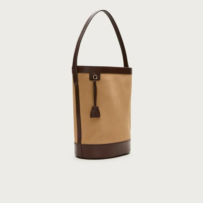 Berkeley utility bucket bag in canvas