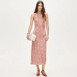 Bias-cut slip dress in Liberty® Lizzy floral fabric