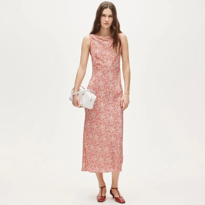 Bias-cut slip dress in Liberty® Lizzy floral fabric