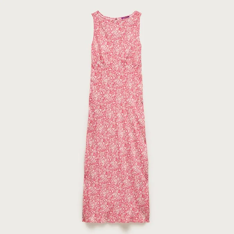 Bias-cut slip dress in Liberty® Lizzy floral fabric
