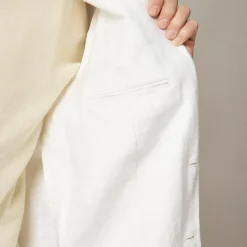 Big-fit suit jacket in Italian linen