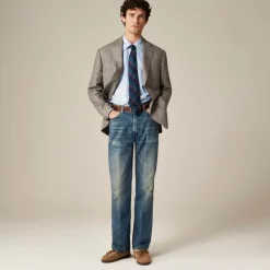 Blazer in English wool-linen blend