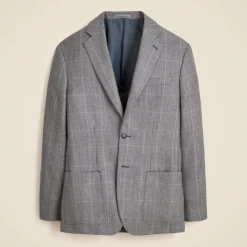 Blazer in English wool-linen blend