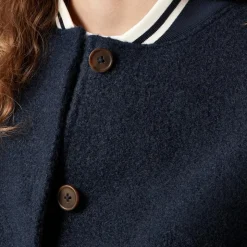 Bouclé flight jacket