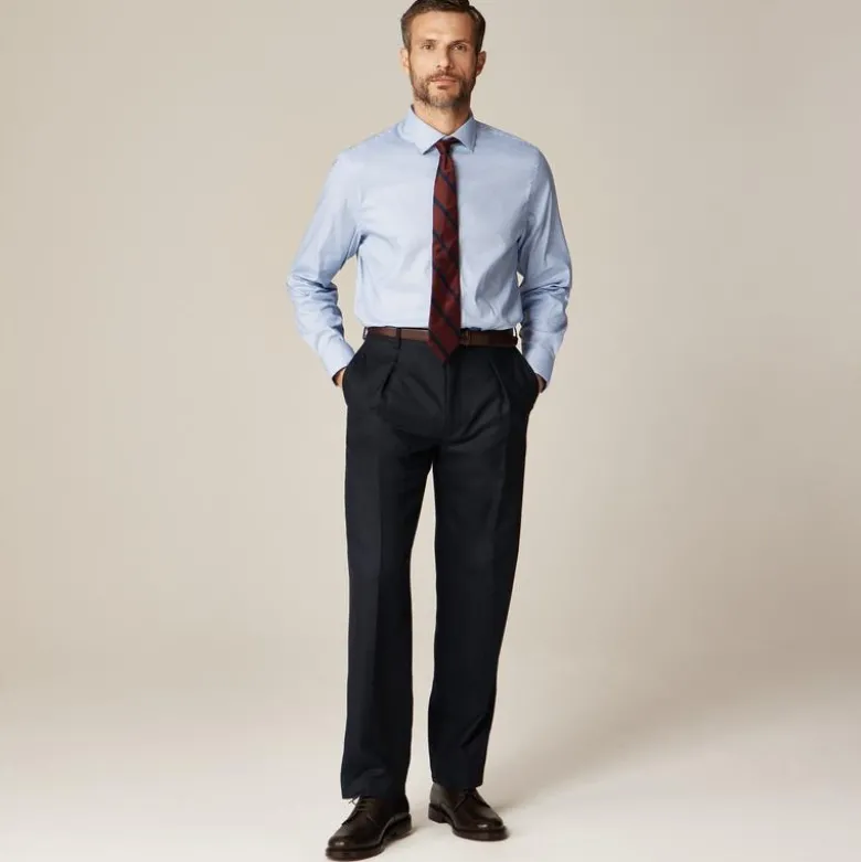 Bowery performance stretch dress shirt with spread collar