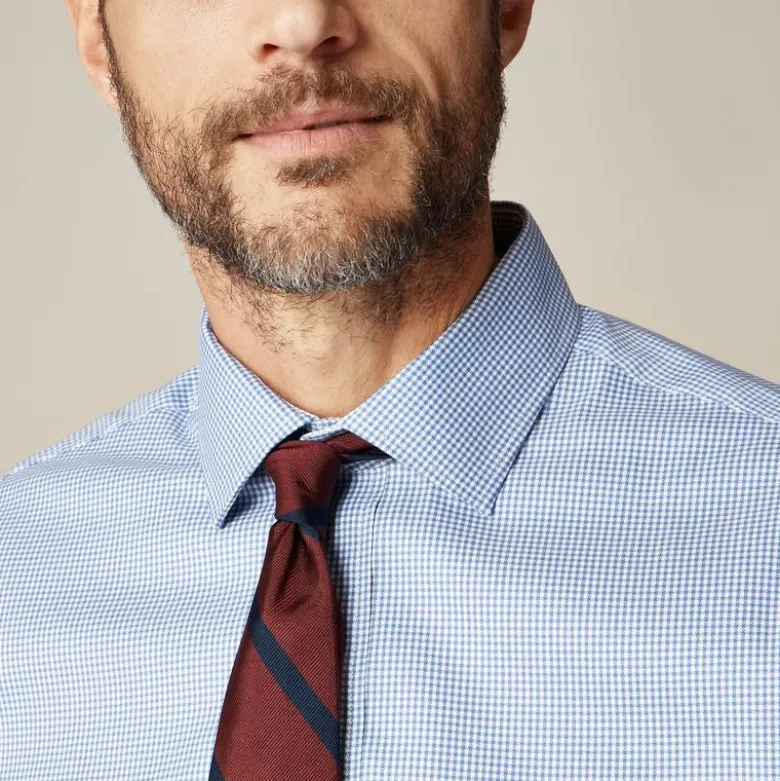 Bowery performance stretch dress shirt with spread collar