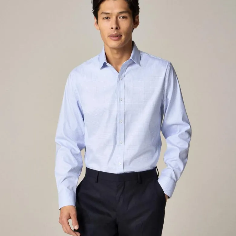 Bowery performance stretch dress shirt with spread collar