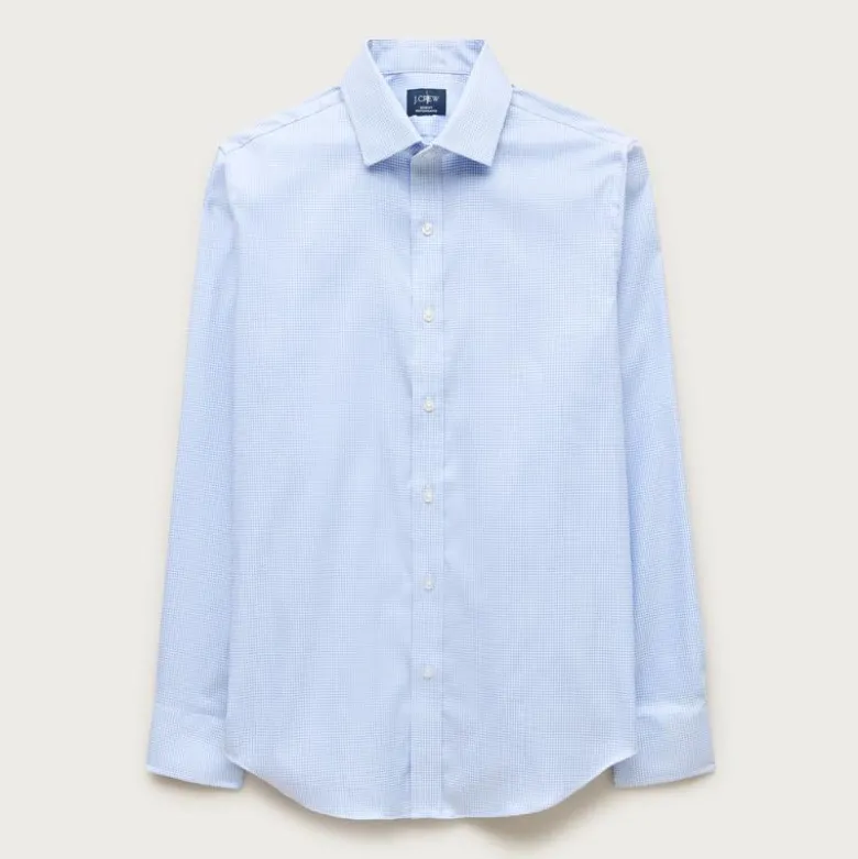 Bowery performance stretch dress shirt with spread collar