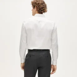 Bowery performance stretch oxford shirt with button-down collar