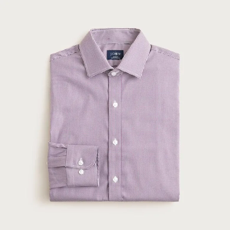 Bowery performance stretch dress shirt with spread collar