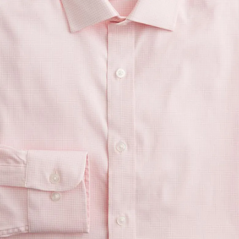 Bowery performance stretch dress shirt with spread collar