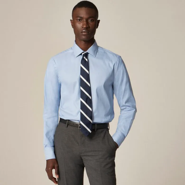 Bowery performance stretch dress shirt with spread collar