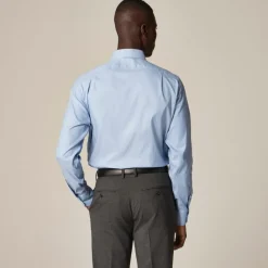 Bowery performance stretch dress shirt with spread collar