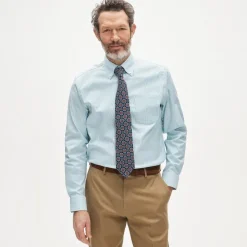 Bowery performance stretch oxford shirt with button-down collar