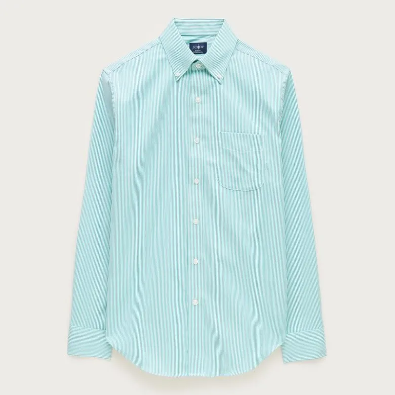 Bowery performance stretch oxford shirt with button-down collar