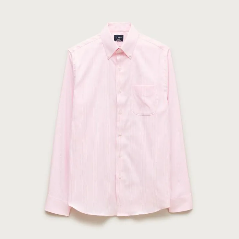 Bowery performance stretch oxford shirt with button-down collar