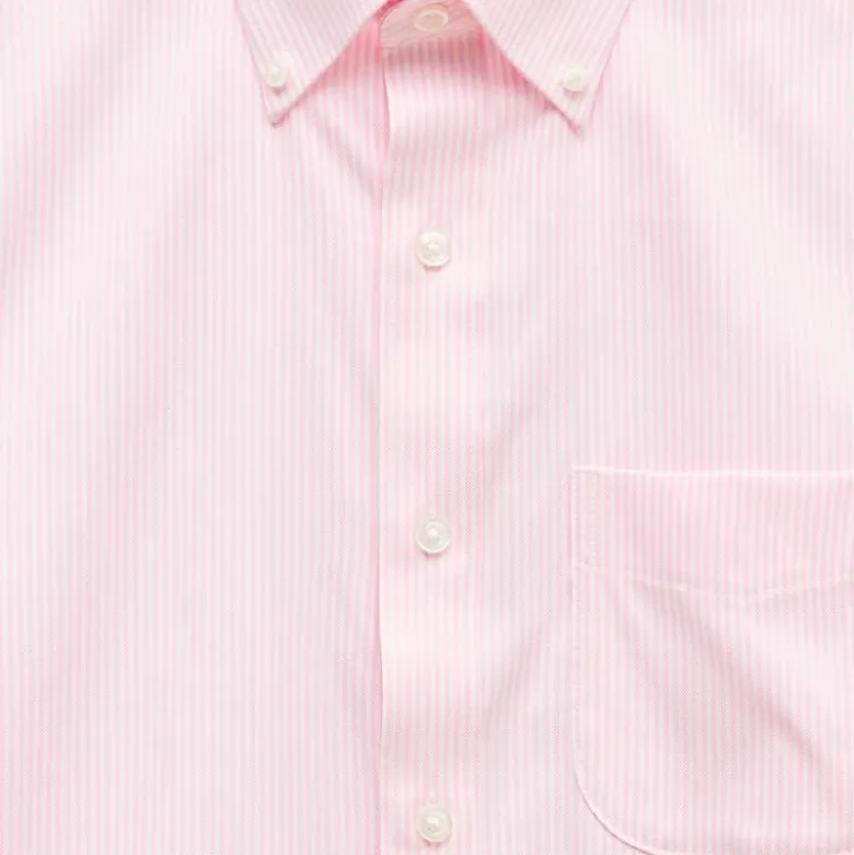 Bowery performance stretch oxford shirt with button-down collar